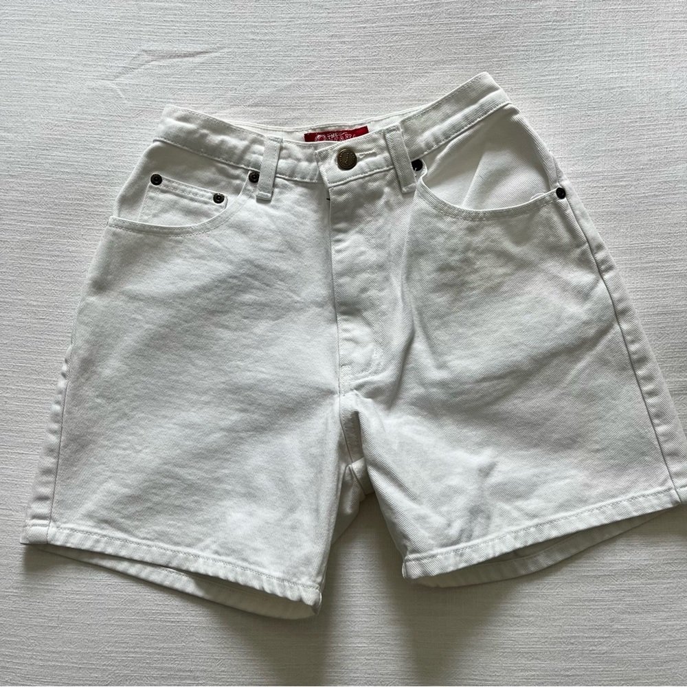 Vintage Omaha White Denim Shorts